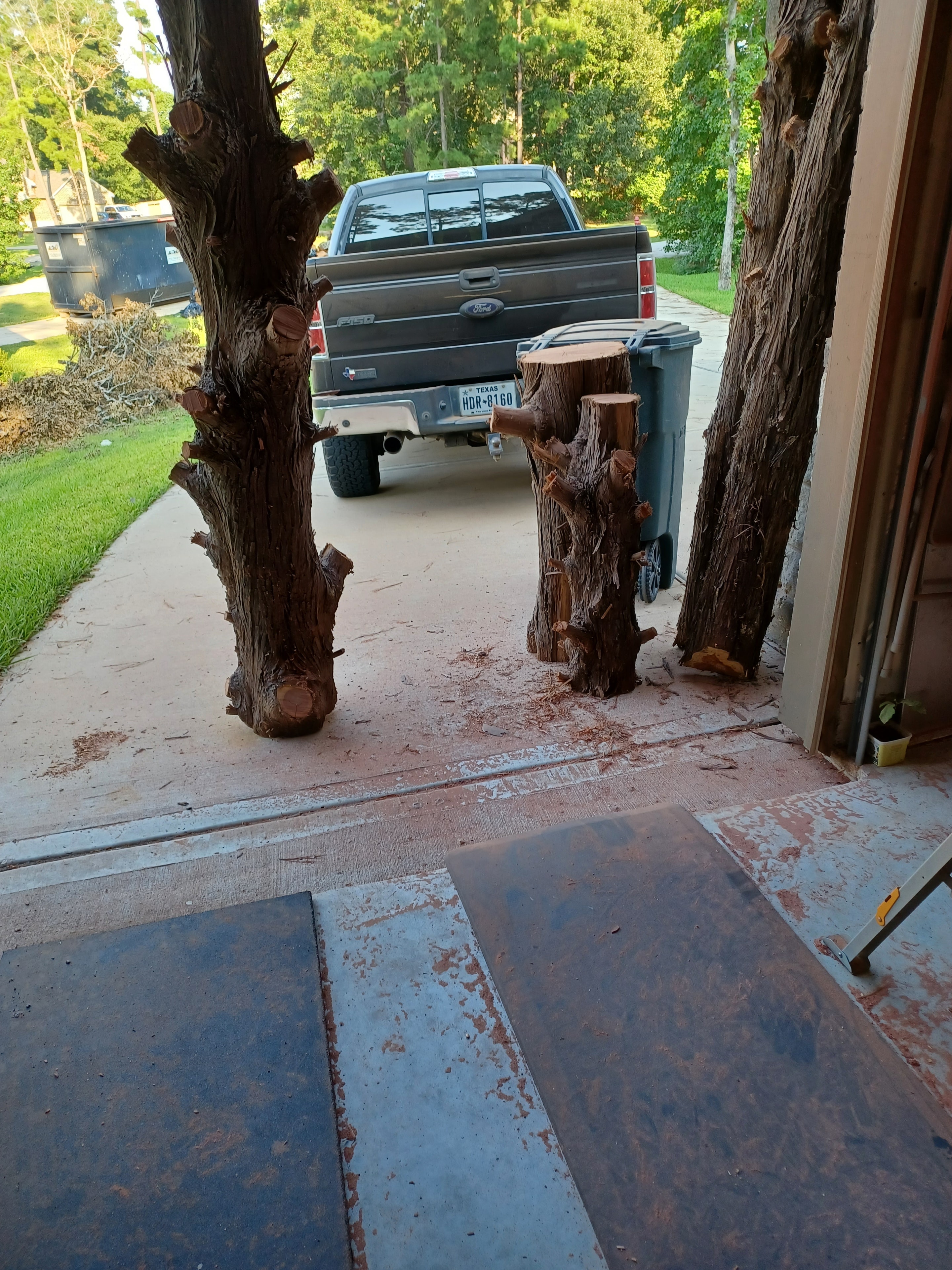Raw lumber before crafting