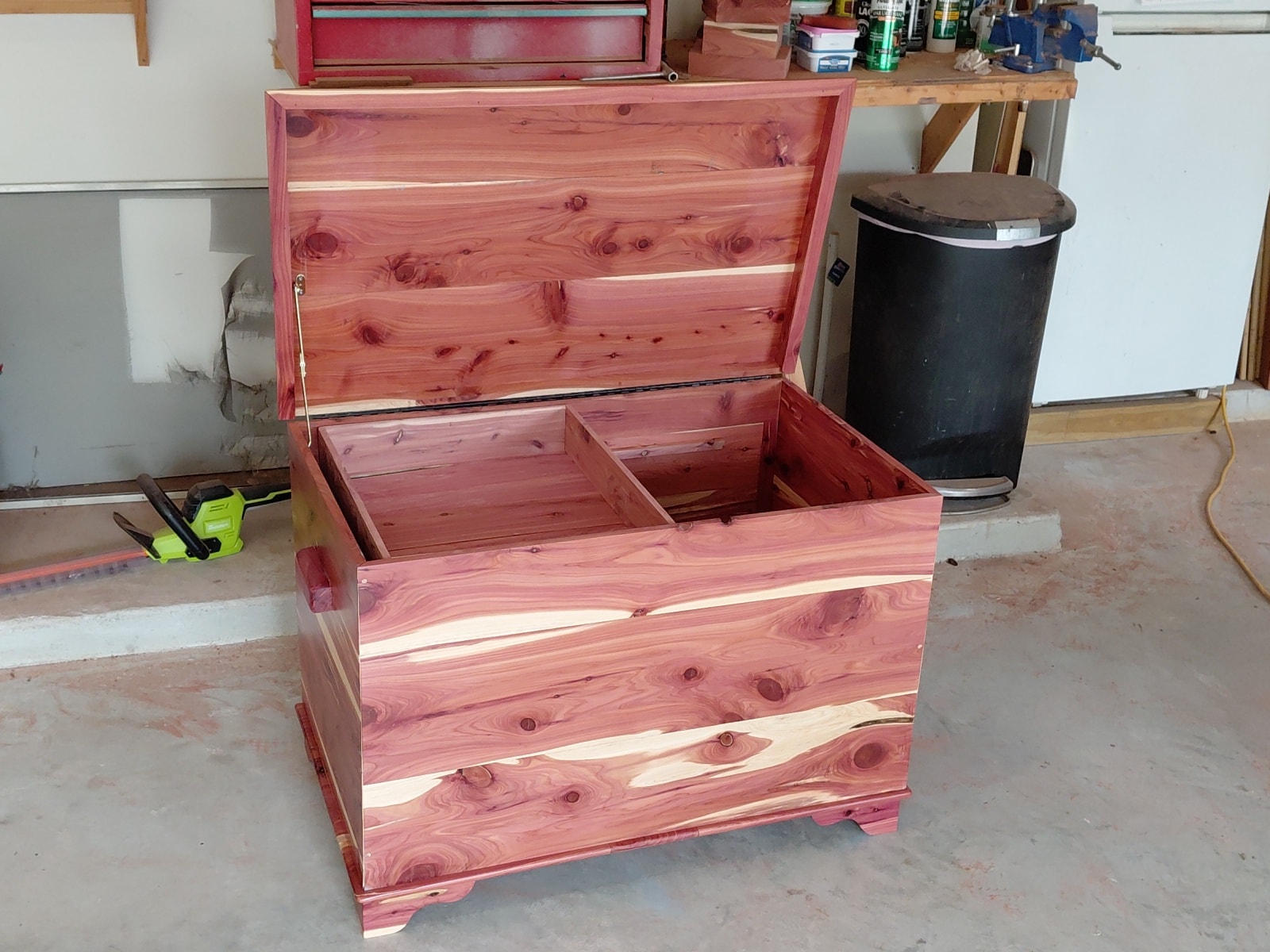 Heirloom Blanket Chest — finished piece